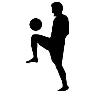 310x293 Soccer Player Silhouette Vector Free Graphics Uihere
