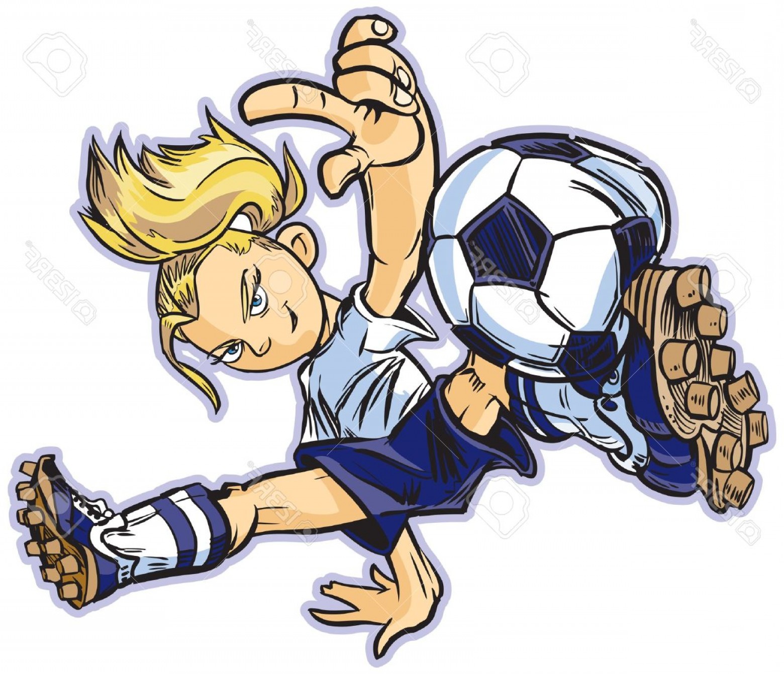 1560x1342 Photovector Clip Art Cartoon Of A Caucasian Girl Using A Break