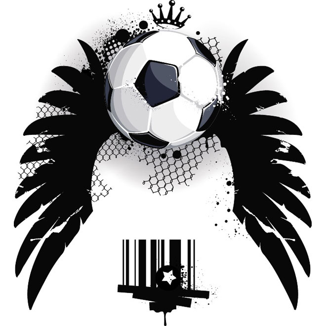 660x660 Soccer Vector Background