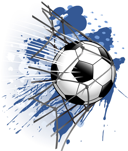 500x588 Abstract Soccer Art Background Vector Free Download