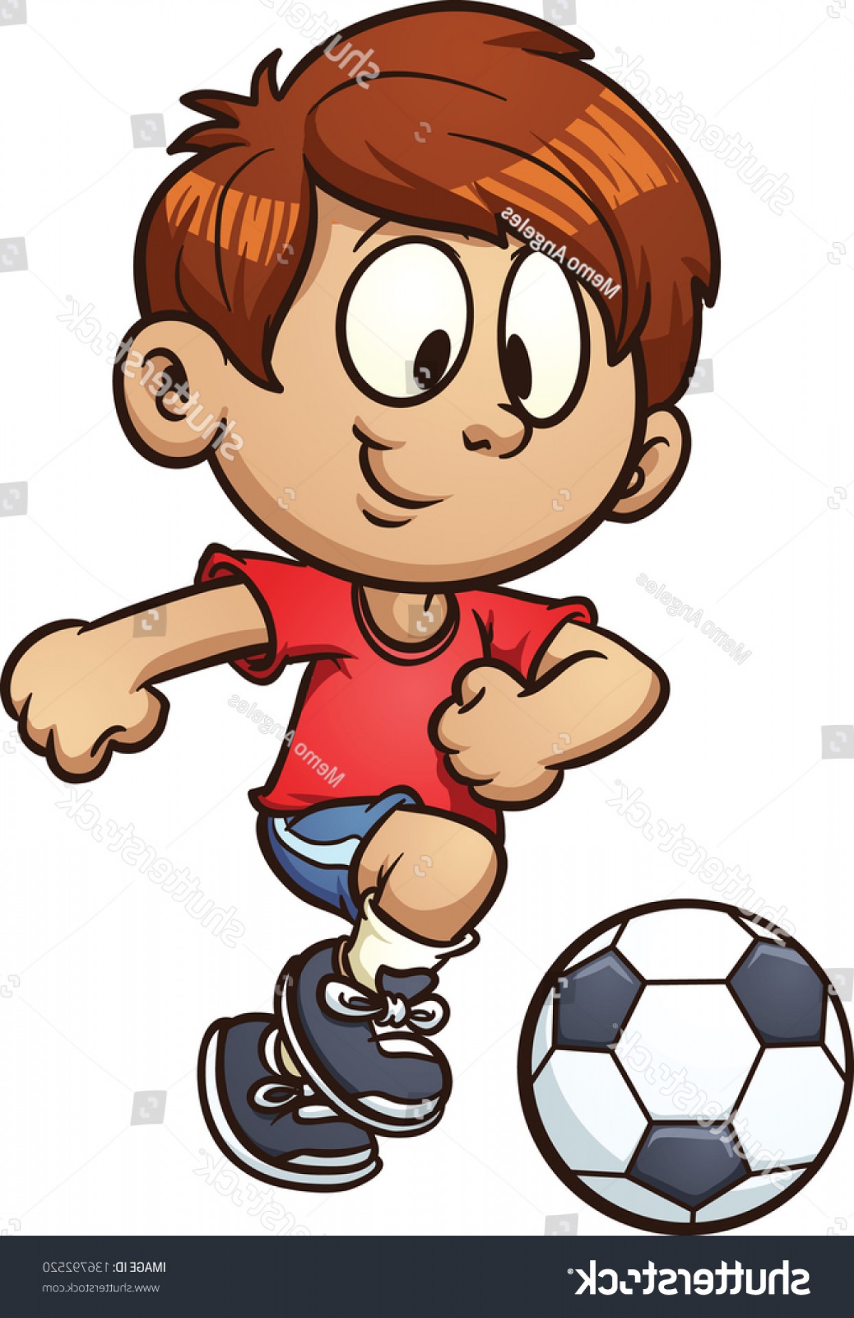 1245x1920 Cartoon Kid Playing Soccer Vector Clip Cultracing