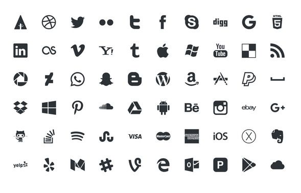 589x378 Free Social Media Icons And Vector Free