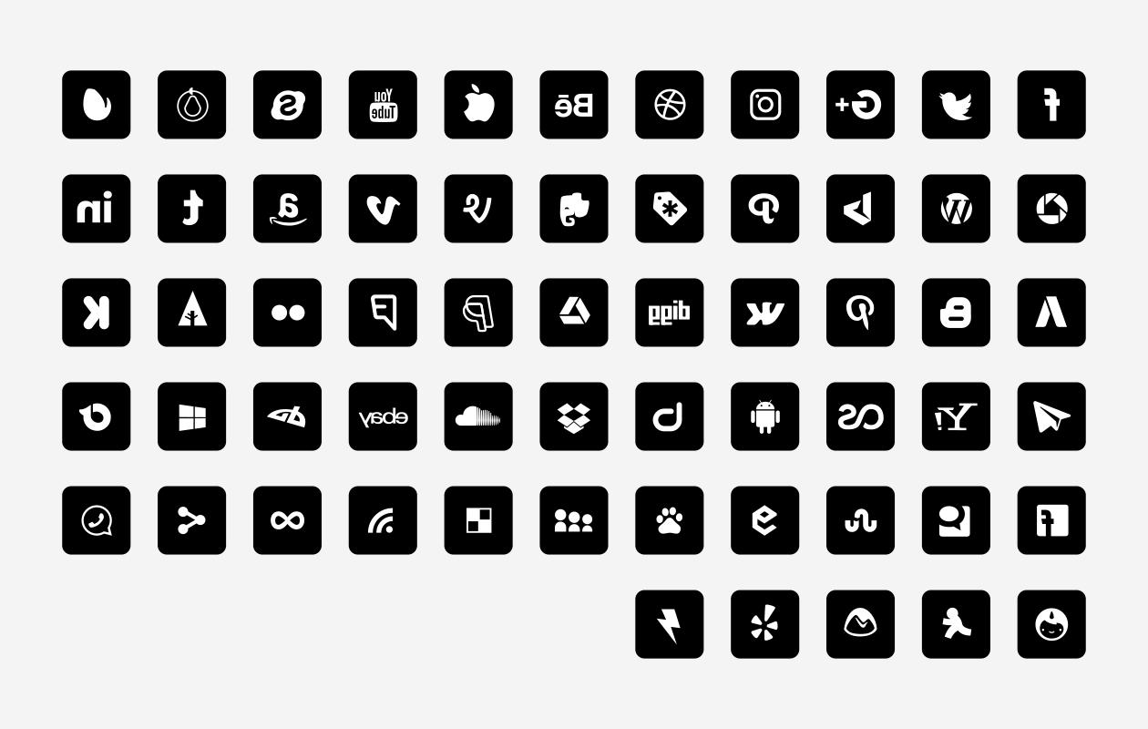1260x800 Best Social Media Icons Square Vector Image Free Vector Art