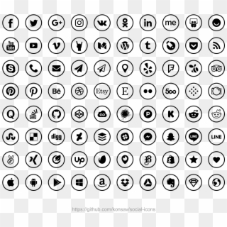 320x320 Social Icons Png Images, Free Transparent Image Download