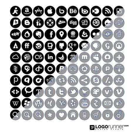 Social Media Icons Vector Png at Vectorified.com | Collection of Social ...