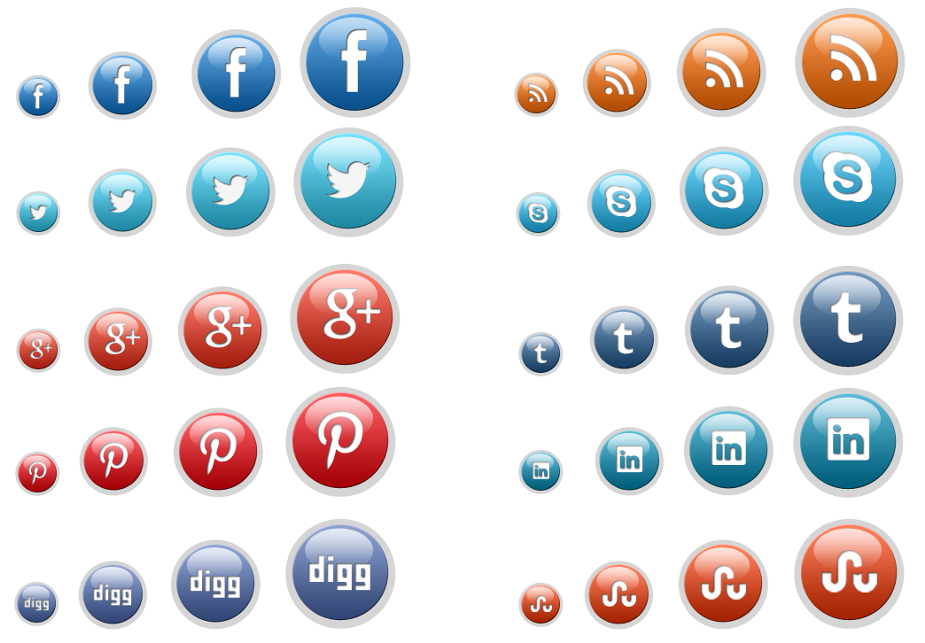 1044x726 Commonly Used Social Media Icons Vector And Free