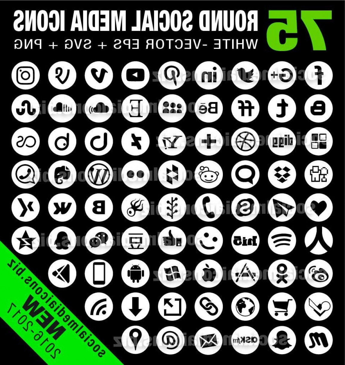 1155x1219 Vector White Social Media Icons Complete Web Icon Set Hoodamathrun