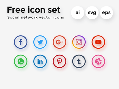400x300 Best Social Media Icon Sets For Free Download
