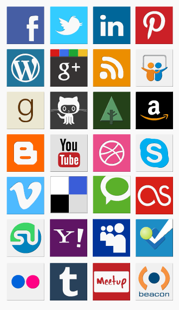 Social Media Icon Set Vector Free at Vectorified.com | Collection of ...