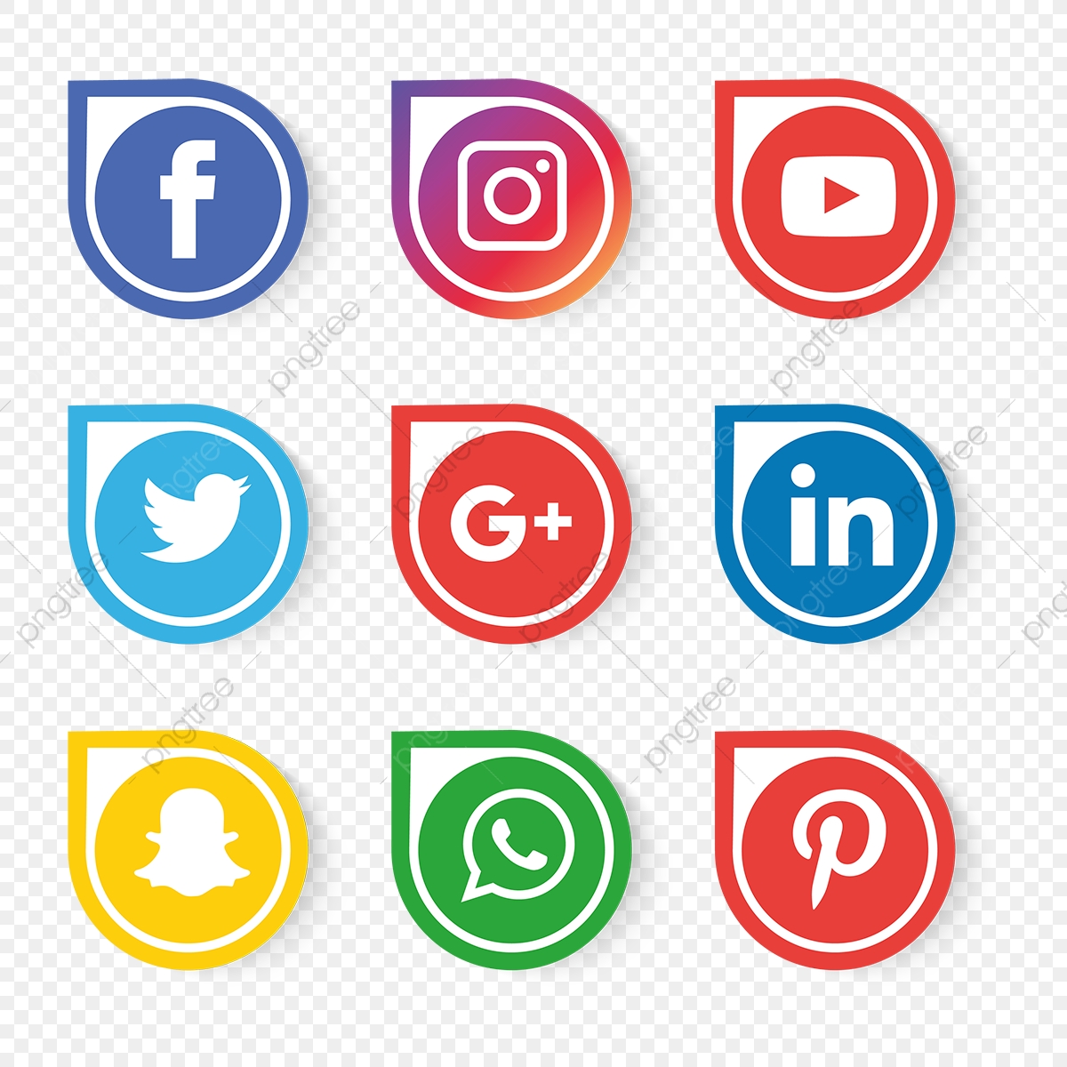 1200x1200 Social Media Icons Set Vector, Social Media Icons, Social Media