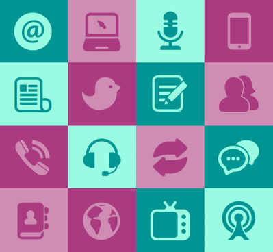 399x368 Social Media Icons Free Vector Download