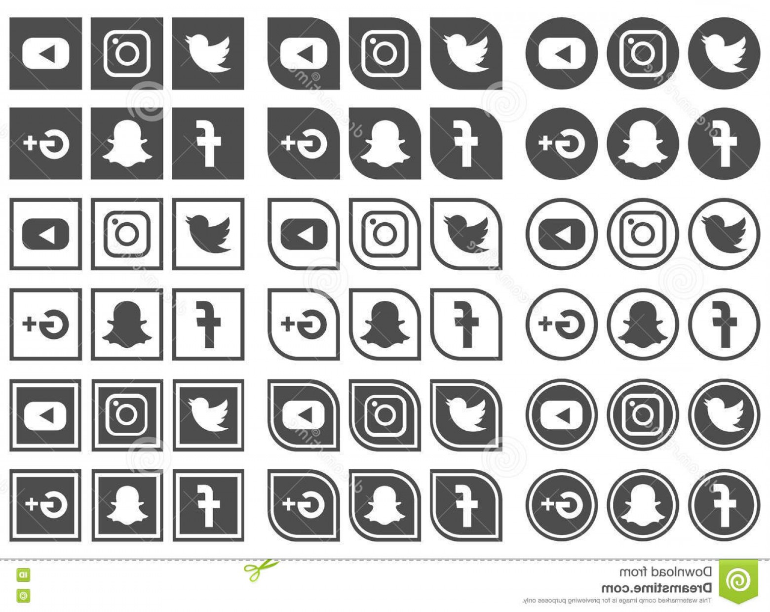 1560x1239 Editorial Photo Social Media Icons Vector Illustration Circular