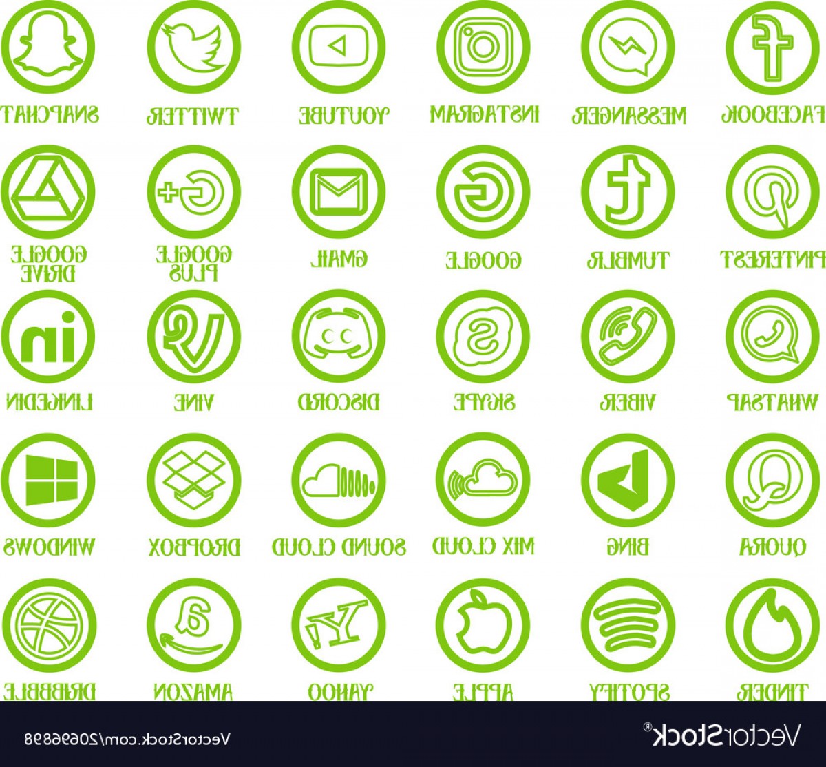 1200x1114 Social Media Icons Vector Catchsplace