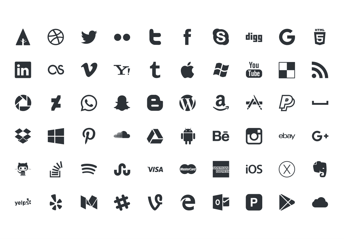 1145x794 Picons Social Media Vector Icons