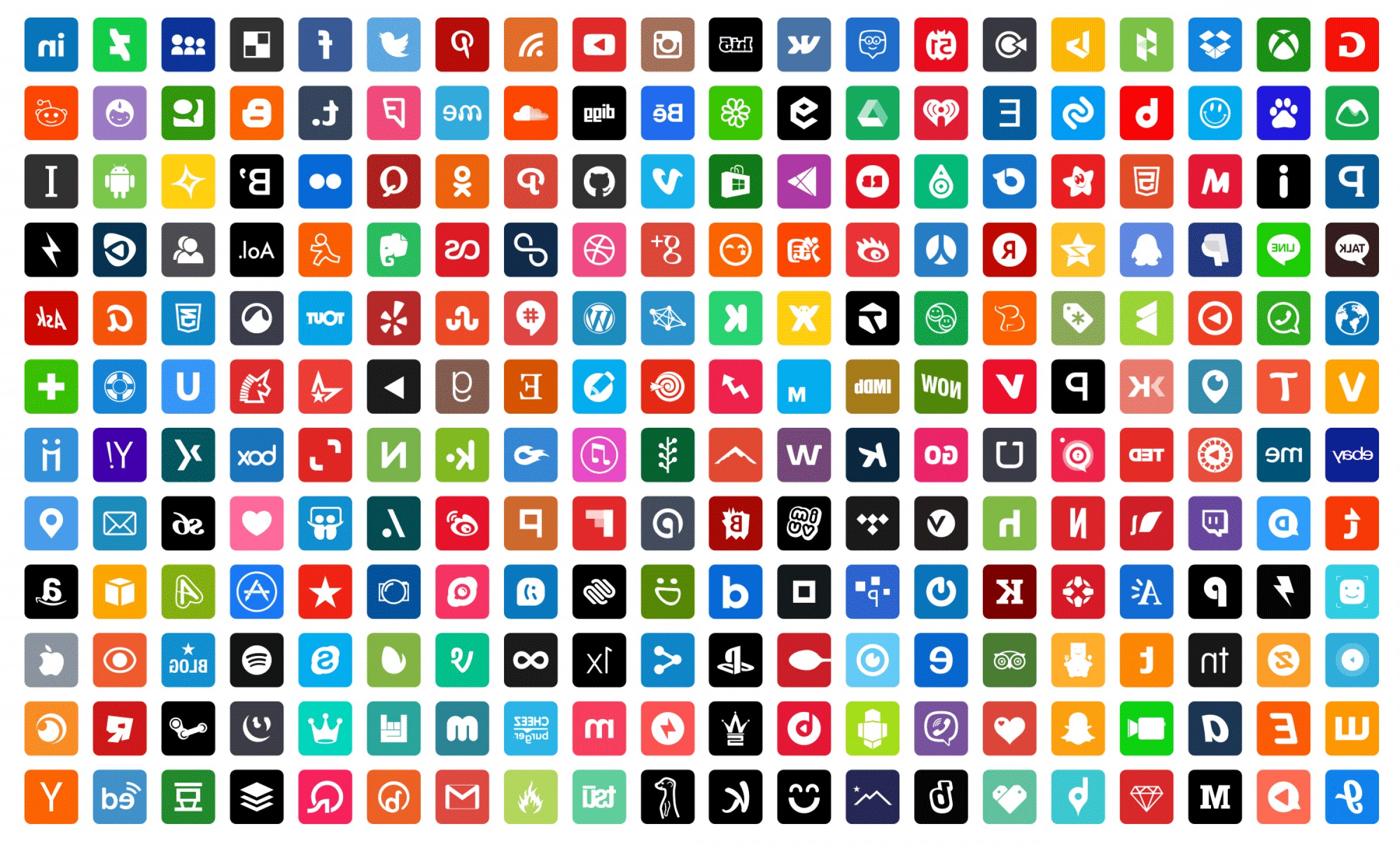 2400x1448 Social Media Icons Free Vector Lamaison
