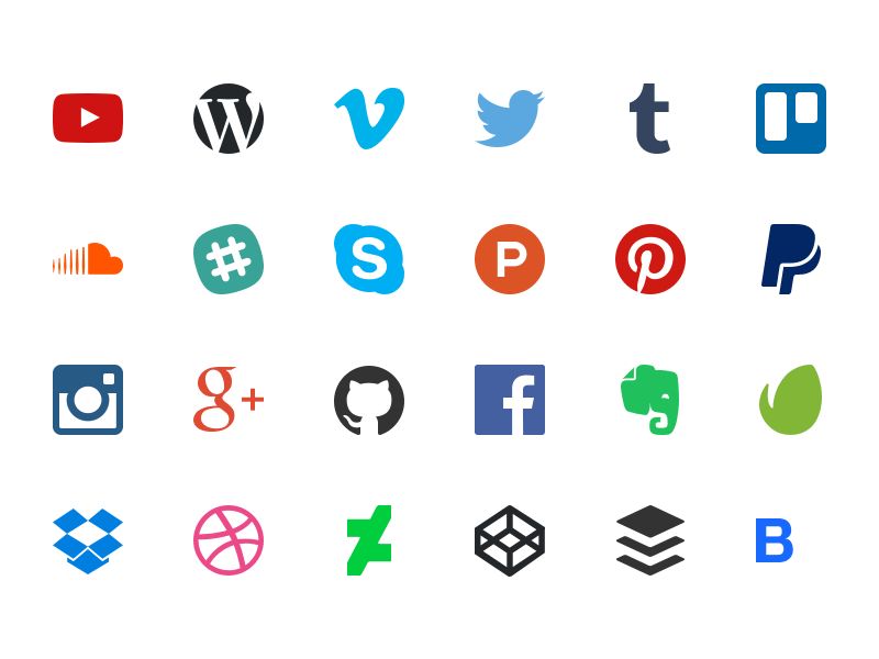 800x600 Free Vector Social Media Icon Sets That Can Suit Any Site