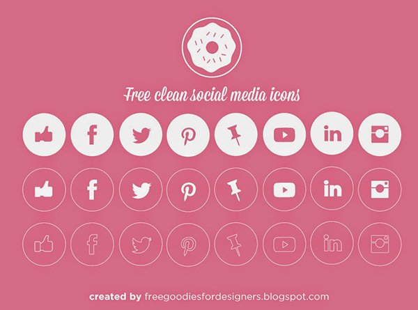 Absolutely Free Social Media Icons Sets 600x445 Absolutely Free Social Media Icons Sets
