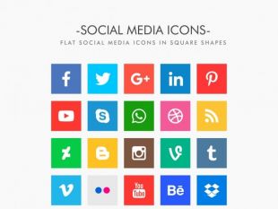 Flat Social Media Icons Set Vector Free Icon Packs Ui Download 310x233 Flat Social Media Icons Set Vector Free Icon Packs Ui Download