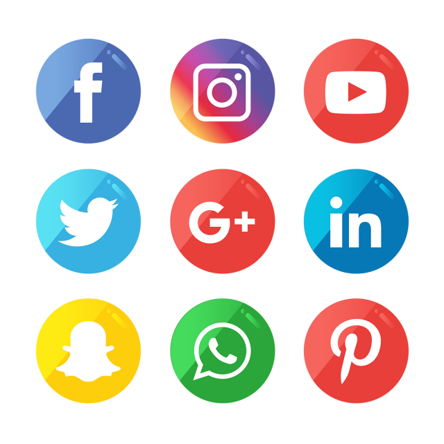 Social Media Icons Vector Free Download at Vectorified.com | Collection ...