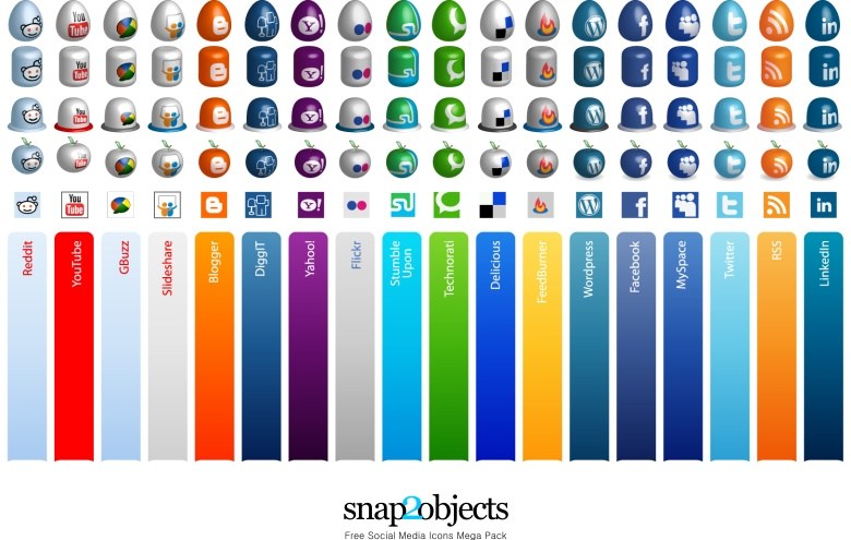 780x495 Free Social Media Icons Vector And Png Mega Pack