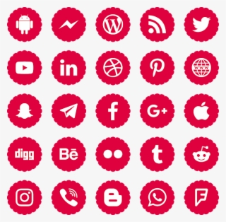 320x314 Social Media Icons Vector Png, Transparent Social Media Icons