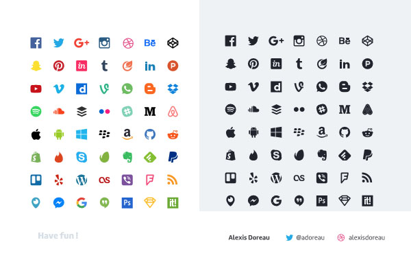 600x382 Free Social Media Icons And Vector