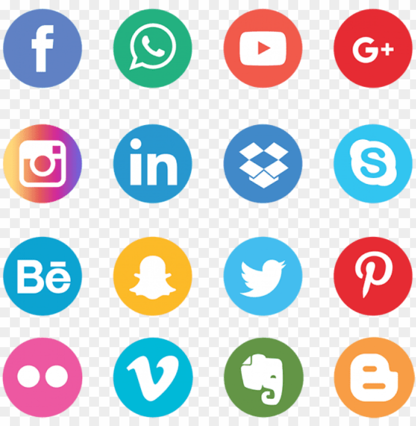 840x859 Social Media Logos No Background