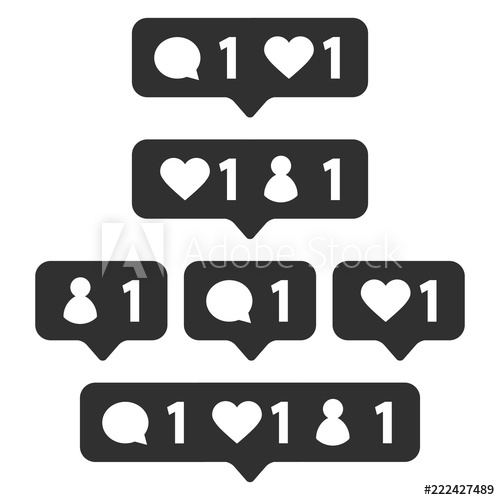 500x500 Set Of Social Media Icons Isolated On White Background Vector