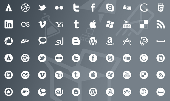 575x342 Social Media Icons In Vector Format The Design Work