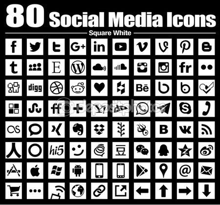 450x420 New Square Social Media Icons