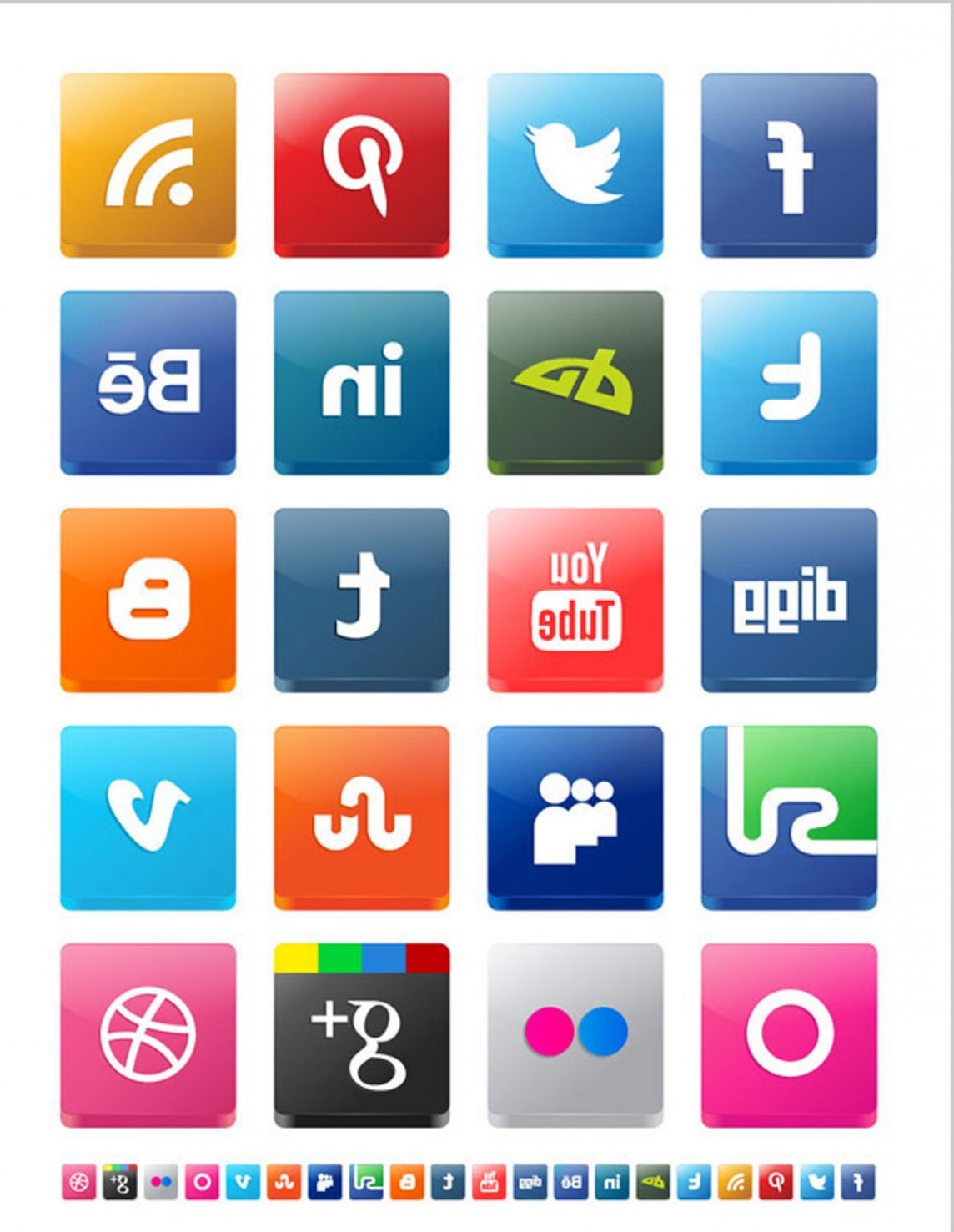 Social Media Logo Vector Free Download at Vectorified.com | Collection ...