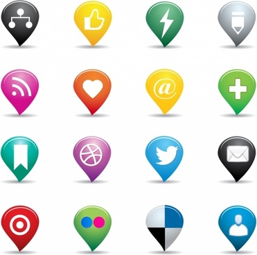 Social Media Icons Vector Free Vector Download 371x368 Social Media Icons Vector Free Vector Download