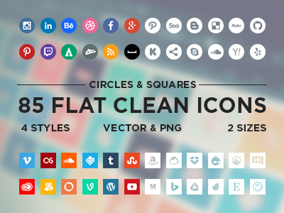 Best Free Social Media Icon Sets For Your Website 400x300 Best Free Social Media Icon Sets For Your Website