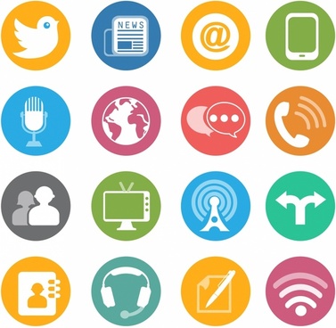 Free Social Media Icons Vector Free Vector Download 377x368 Free Social Media Icons Vector Free Vector Download