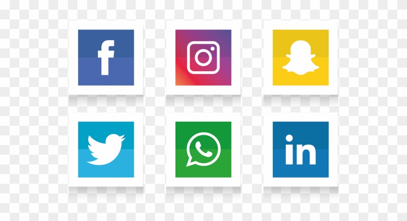 Social Media Icons Set 840x457 Social Media Icons Set