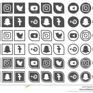 300x300 Free Vector Social Media Icons Handandbeak