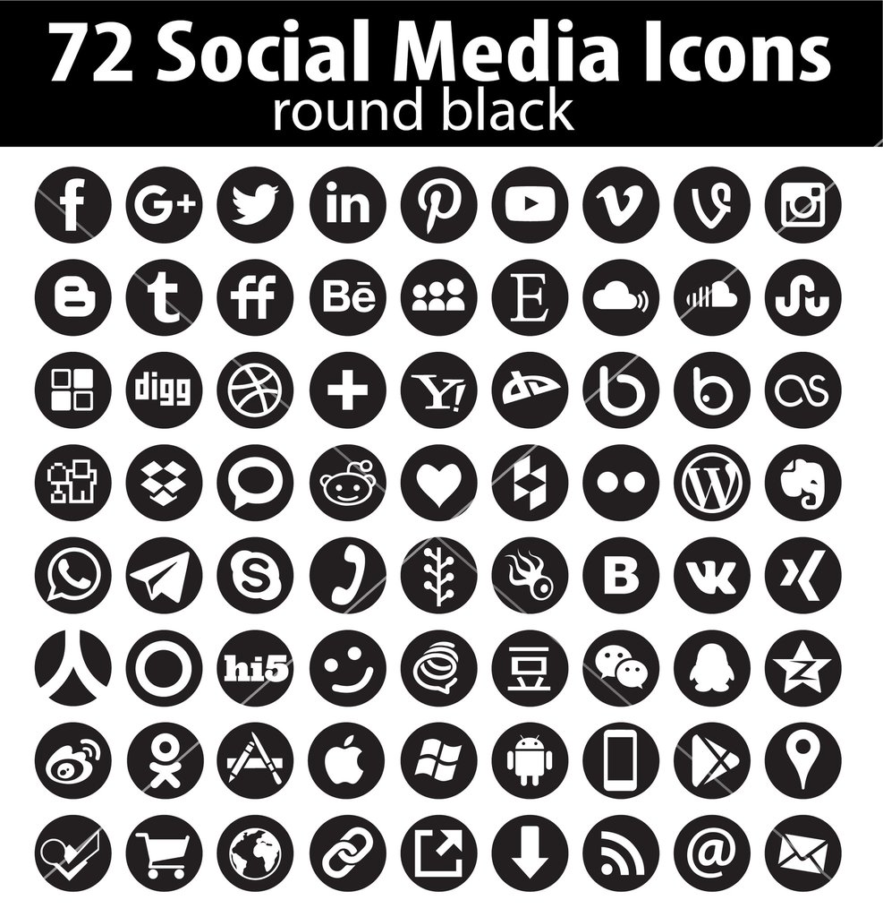 987x1024 Social Media Icon Download