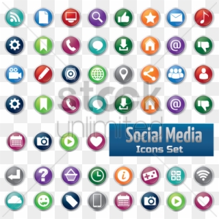 320x320 Social Media Icons Vector Png Images, Free Transparent Image
