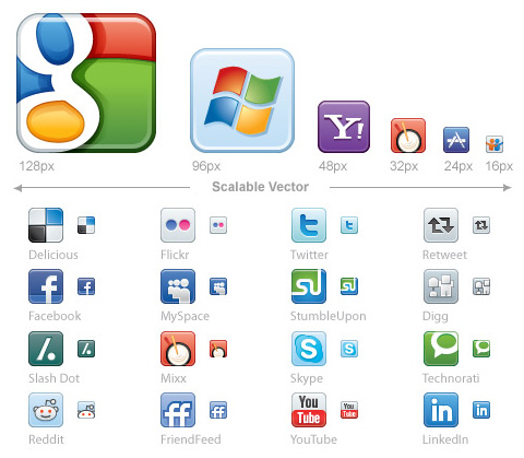 480x419 A Free Set Of Social Media Icons In Vector Format Web Resources