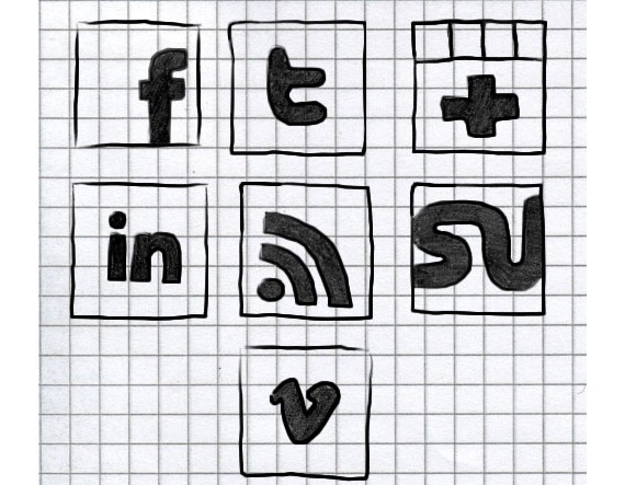 Social Media Symbols Vector