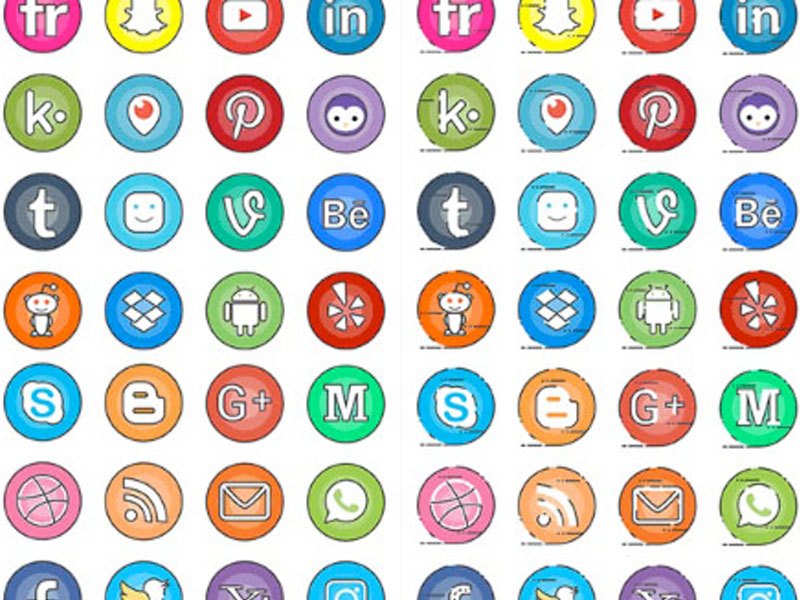 800x600 Freebie Thursday Of January Vector Social Media Icons