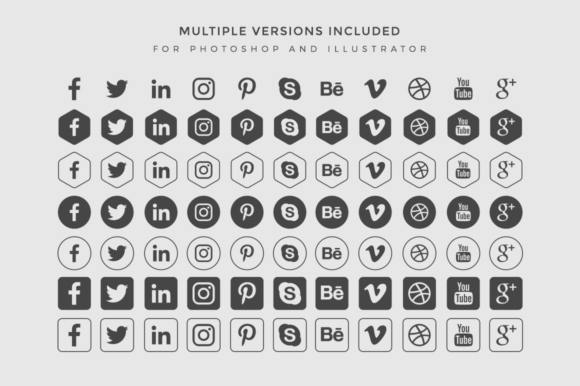 1160x772 Social Media Icons