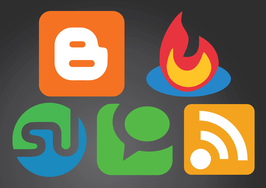 850x601 Social Network Logos Vector Art Graphics
