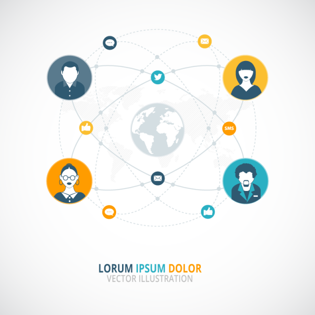 640x640 Free Social Media Networking Stock Images In Vector Just