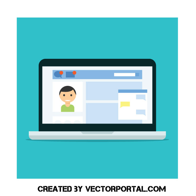 660x660 Social Network Profile Vector Graphics