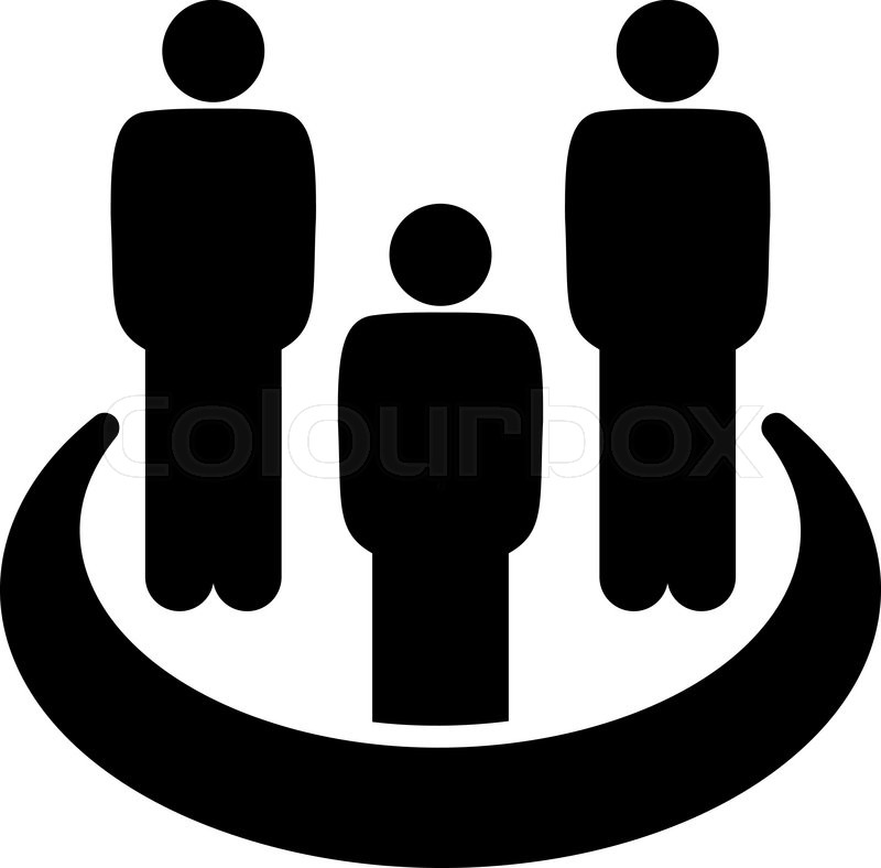 800x788 Social Group Icon From Business Stock Vector Colourbox