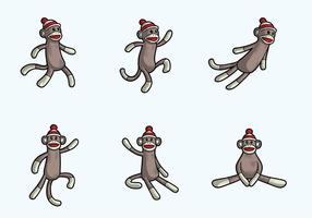 286x200 Sock Monkey Free Vector Art