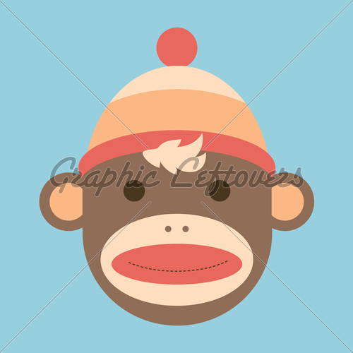 500x500 Sock Monkey Gl Stock Images