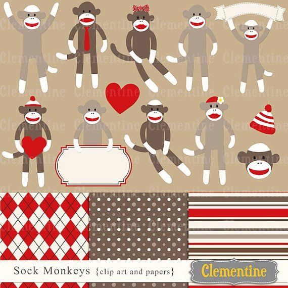 570x570 Sock Monkey Clip Art Images, Sock Monkey Clipart, Sock Monkey