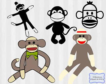 340x270 Sock Monkey Vectors Etsy